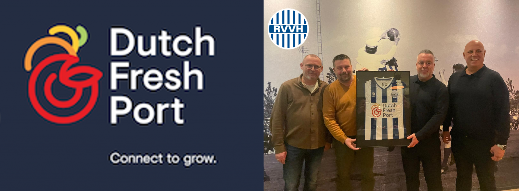 Bedrijven op Dutch Fresh Port en RVVH verbinden sport aan ondernemerschap