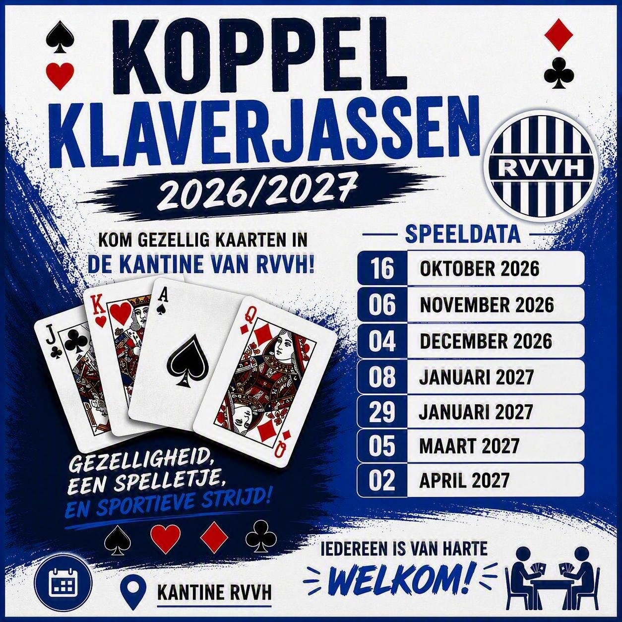 Koppelklaverjassen bij RVVH