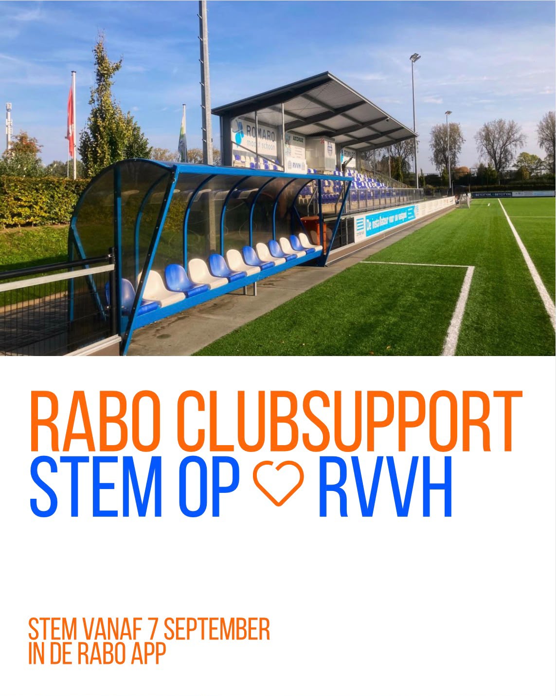 RVVH doet mee aan Rabo ClubSupport!